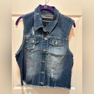 Women’s Maurice’s Denim Vest Size 1X